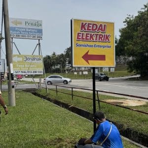 Road Direction Signboard